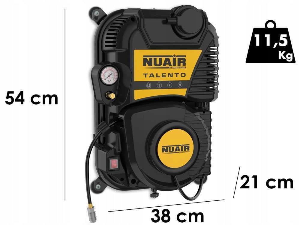 Kompresor bezolejowy NuAir 8215410NUA506 2 l 8 bar - Sklep Czemar