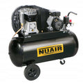 Kompresor Olejowy 100L 10BAR NUAIR 255L/min Pasowy 2KM 230V - Sklep Czemar