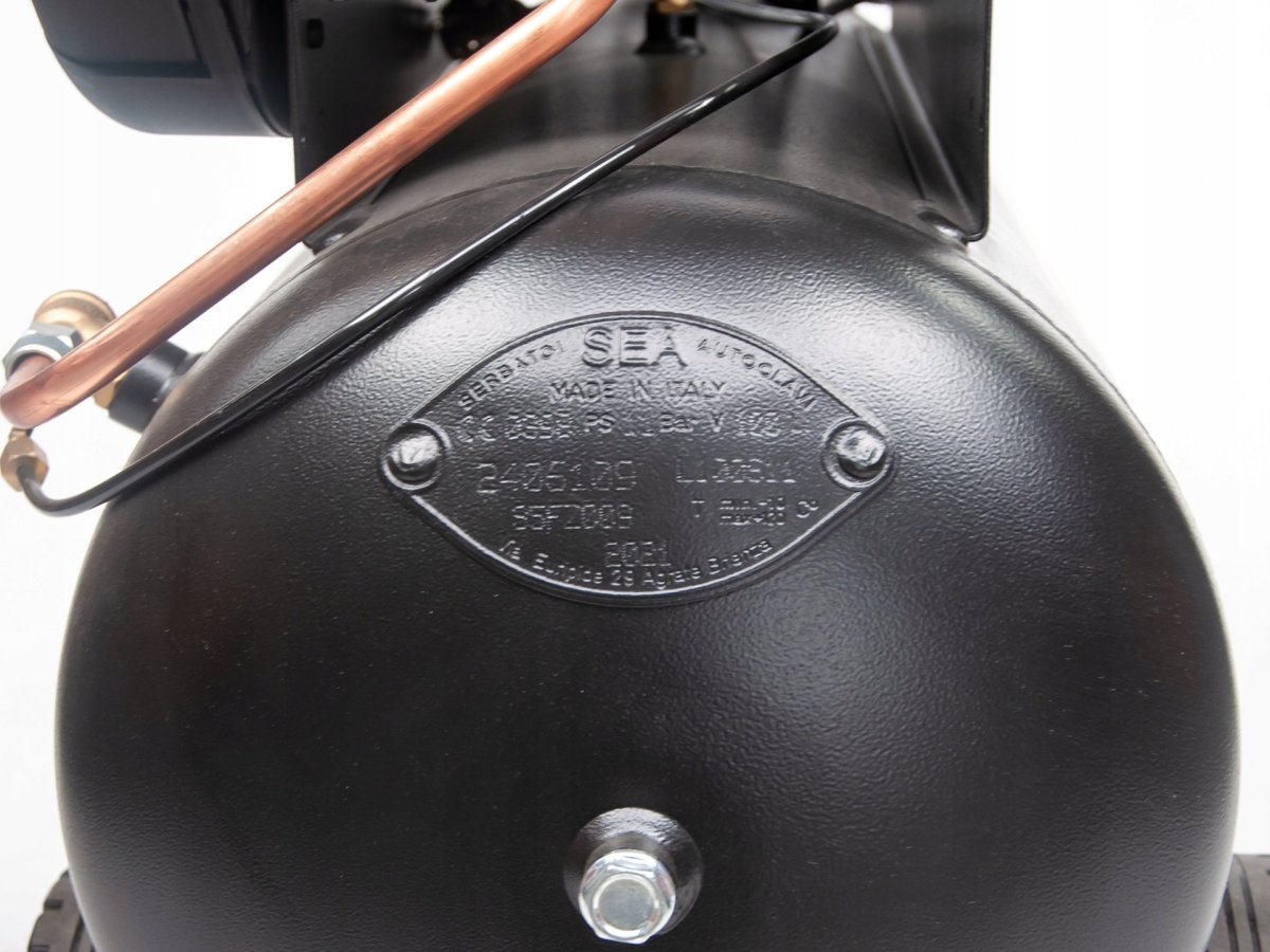 Kompresor Olejowy 100L 10BAR NUAIR 255L/min Pasowy 2KM 230V - Sklep Czemar