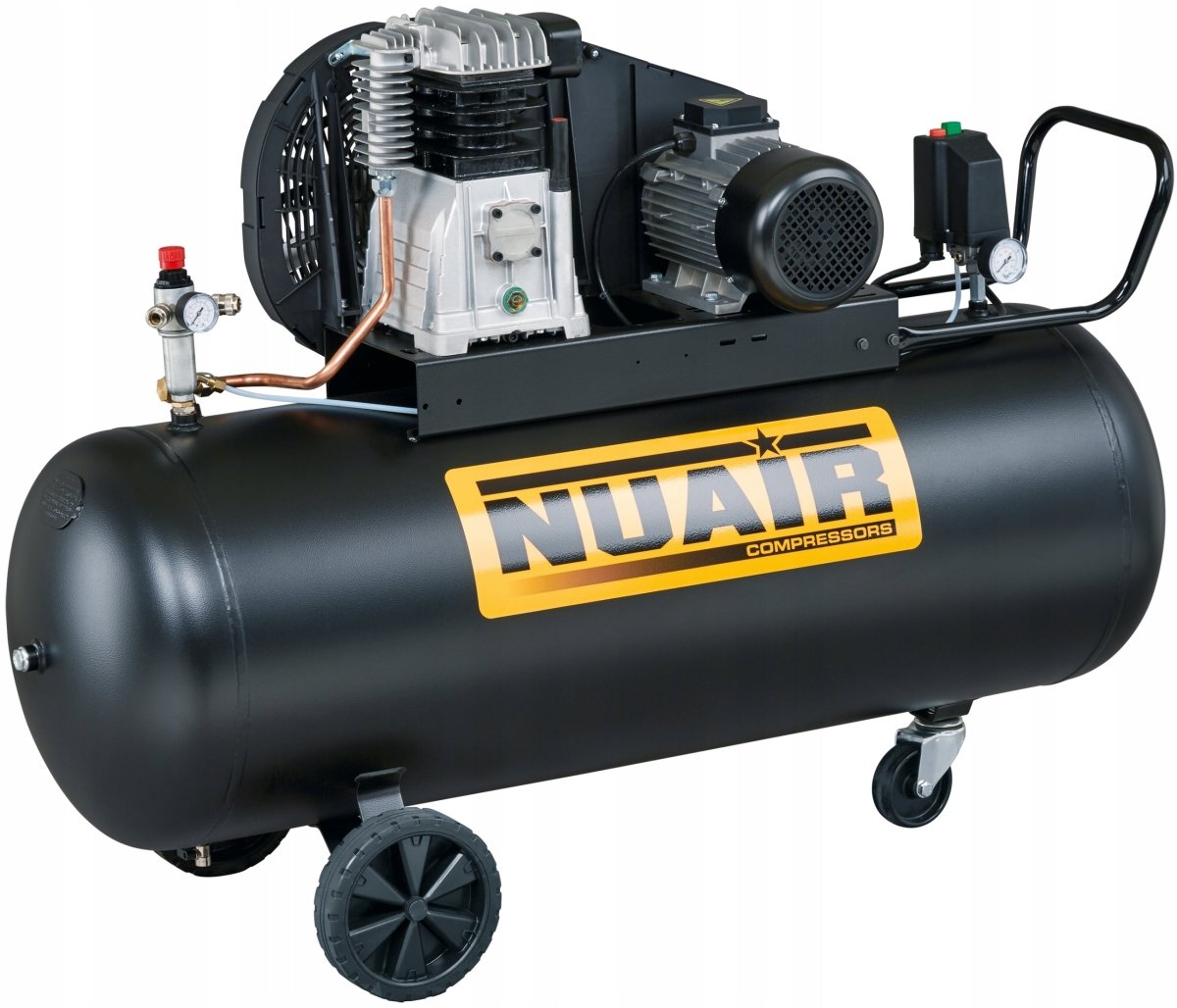 kompresor olejowy nuair 200l 3kw 10bar 400v - Sklep Czemar