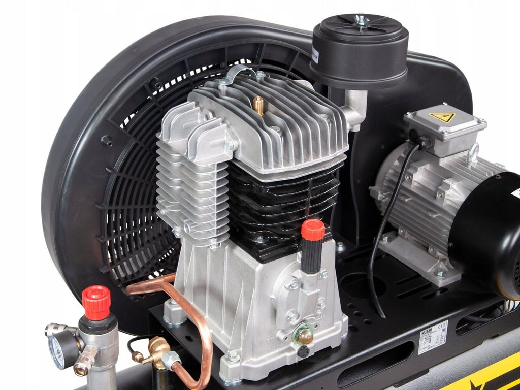 Kompresor olejowy tłokowy z przekładnią 200l 11 bar 4 kW 640l/min Nuair - Sklep Czemar