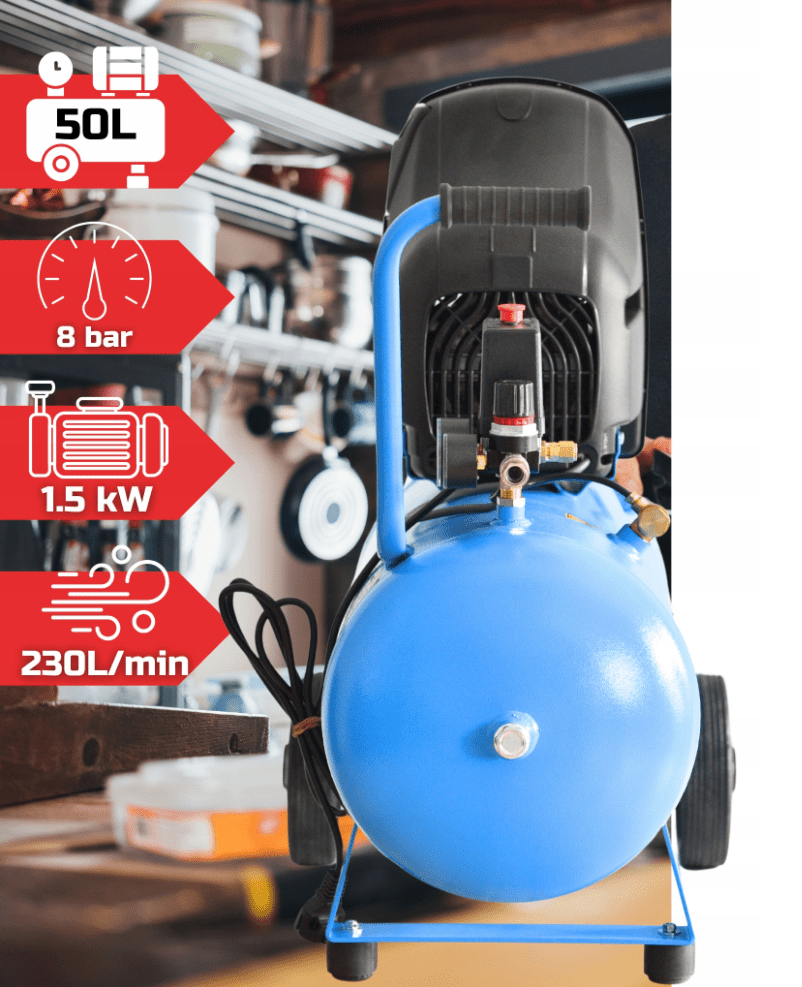 kompresor bezolejowy 50 l - Sklep Czemar