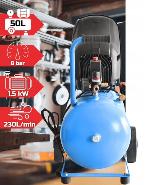 kompresor bezolejowy 50 l - Sklep Czemar