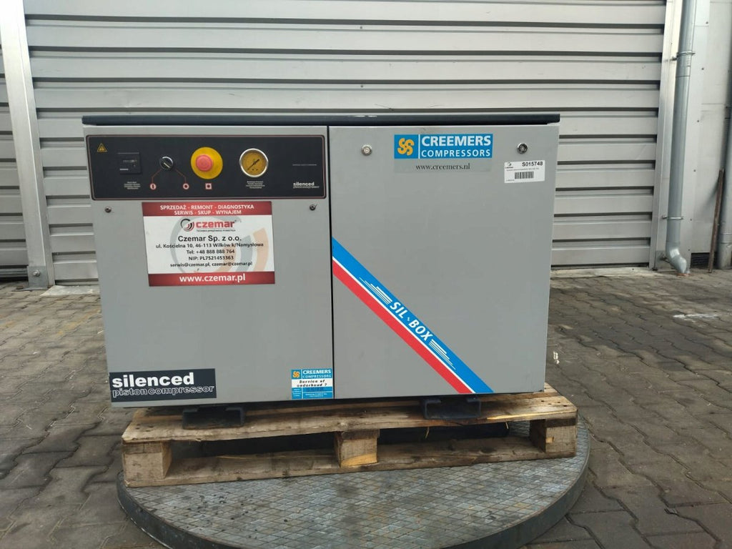 kompresor tlokowy 7.5kw 900l min 10bar creemers sgc1050 - Sklep Czemar