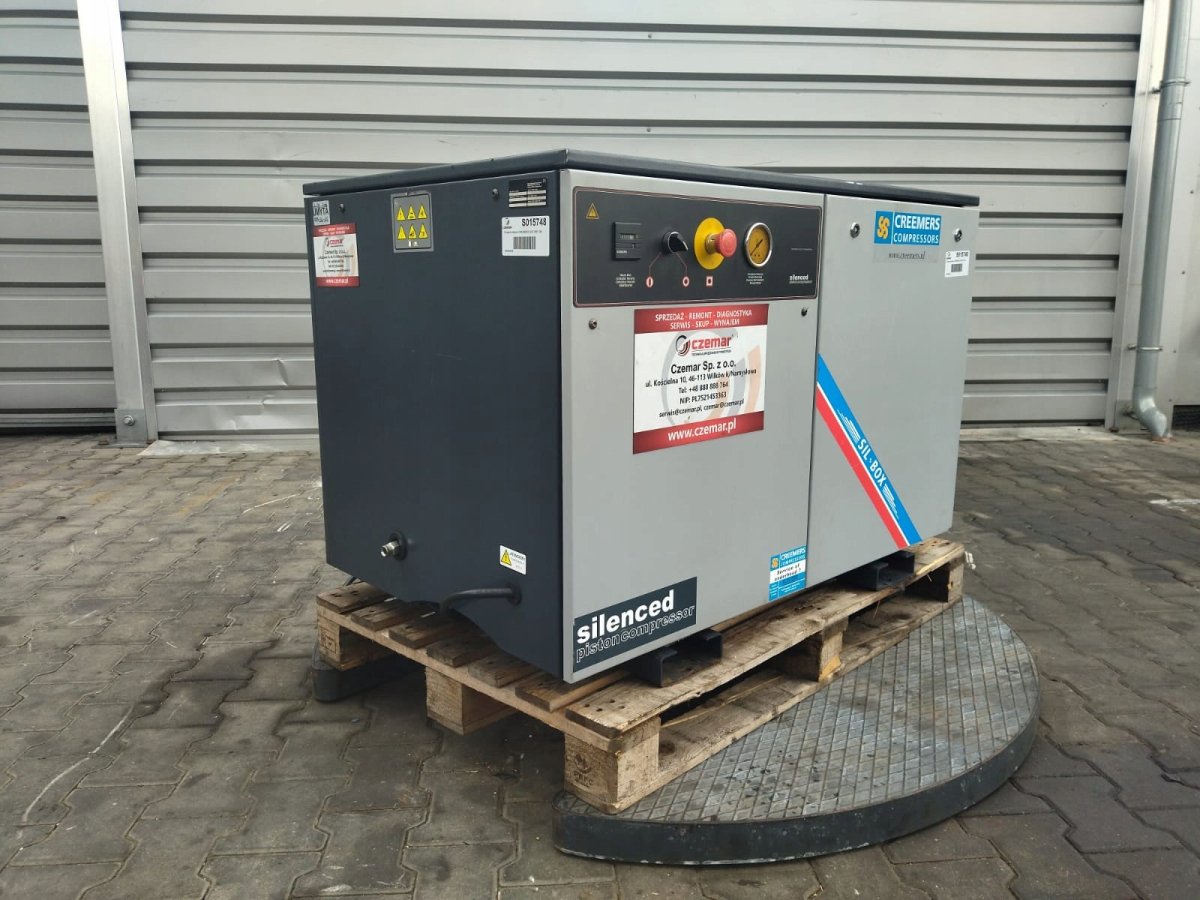 kompresor tlokowy 7.5kw 900l min 10bar creemers sgc1050 - Sklep Czemar