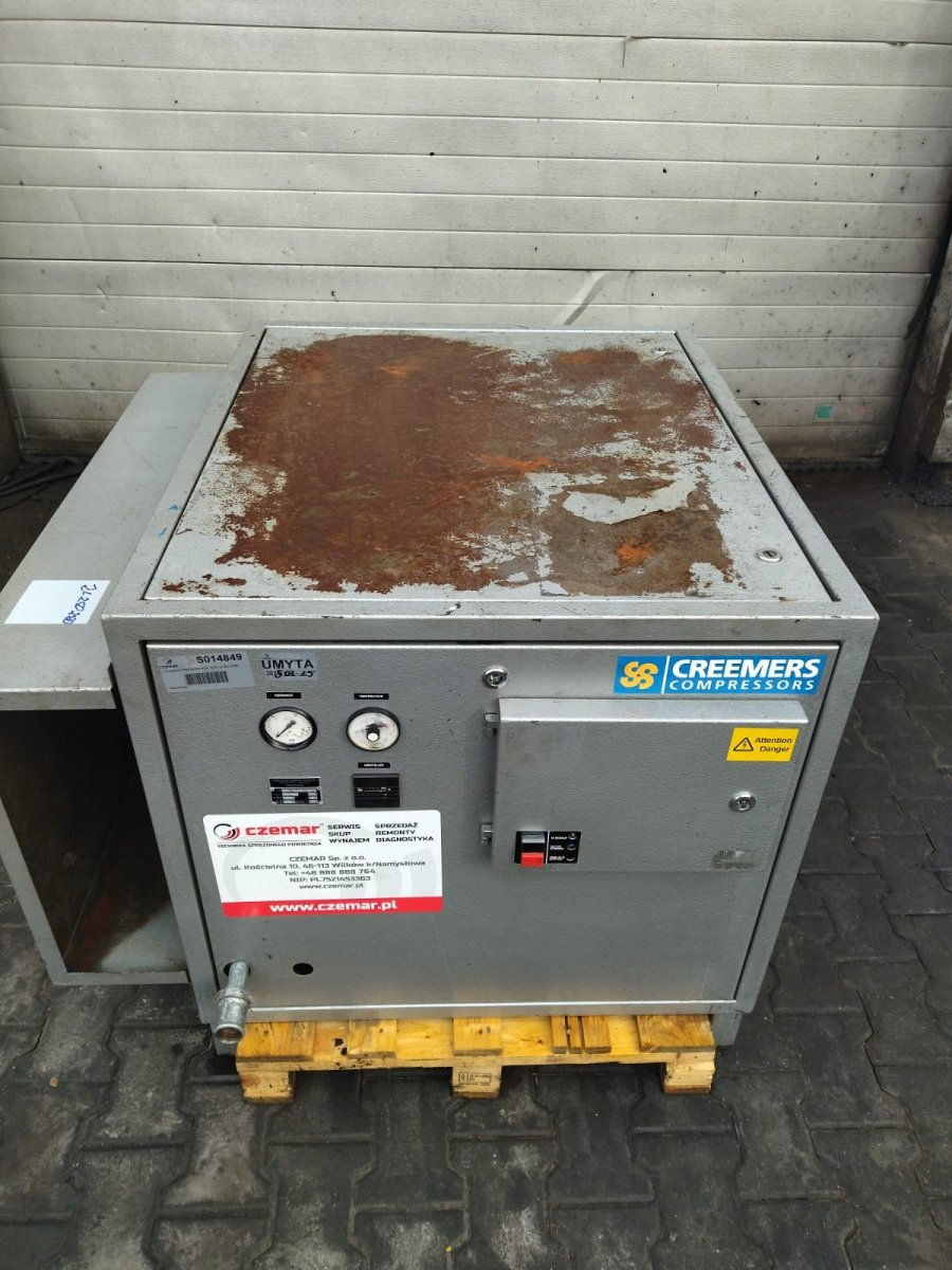 Kompresor Śrubowy 15kW 1,44m³/min 13 bar CREEMERS RCN 15 - 61 - Sklep Czemar