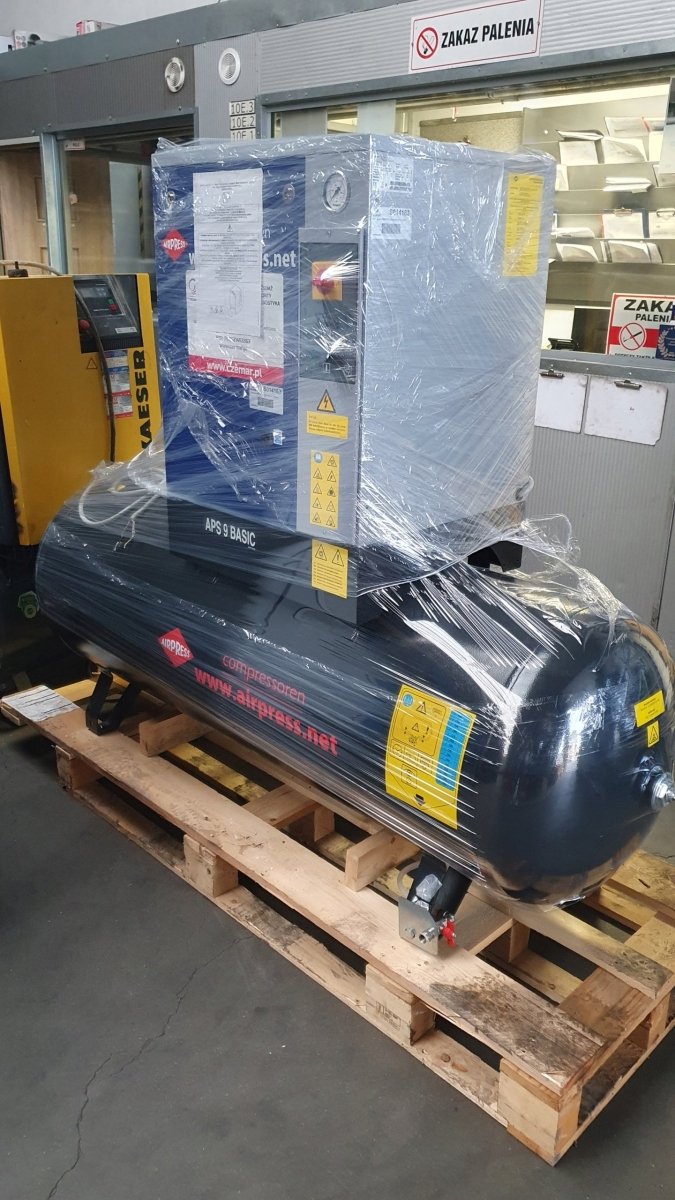 kompresor śrubowy AIRPRESS APS 9 500L 7,5 kW 1000 l/min 10 bar - Sklep Czemar