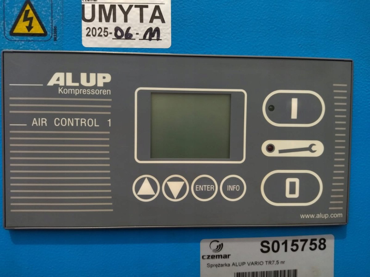 sprężarka śrubowa ALUP VARIO TR7.5 500L 1,04 m3/min 7,5 kW - Sklep Czemar
