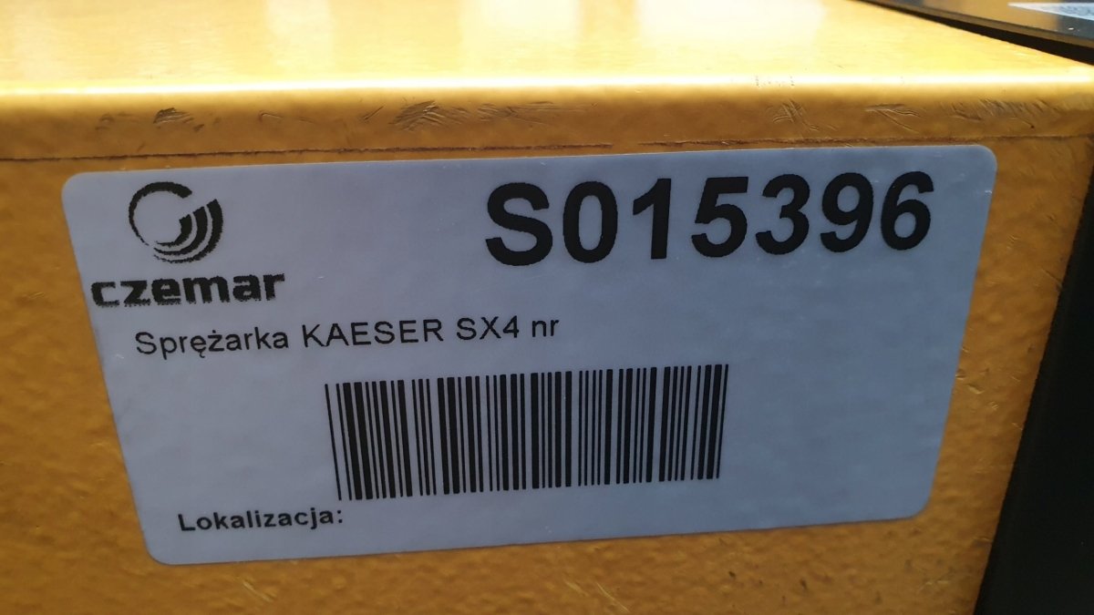 Kompresor Śrubowy KAESER SX4 3kW 0,42m³/min 8 bar - Sklep Czemar