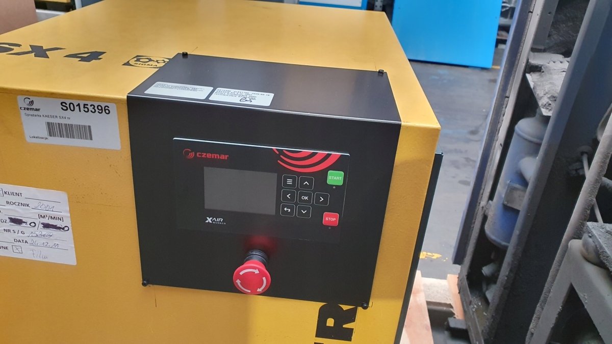 Kompresor Śrubowy KAESER SX4 3kW 0,42m³/min 8 bar - Sklep Czemar