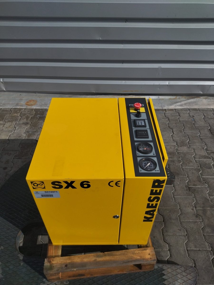 kompresor srubowy kaeser sx6 4kw 0.44m3 min 10bar 400v - Sklep Czemar