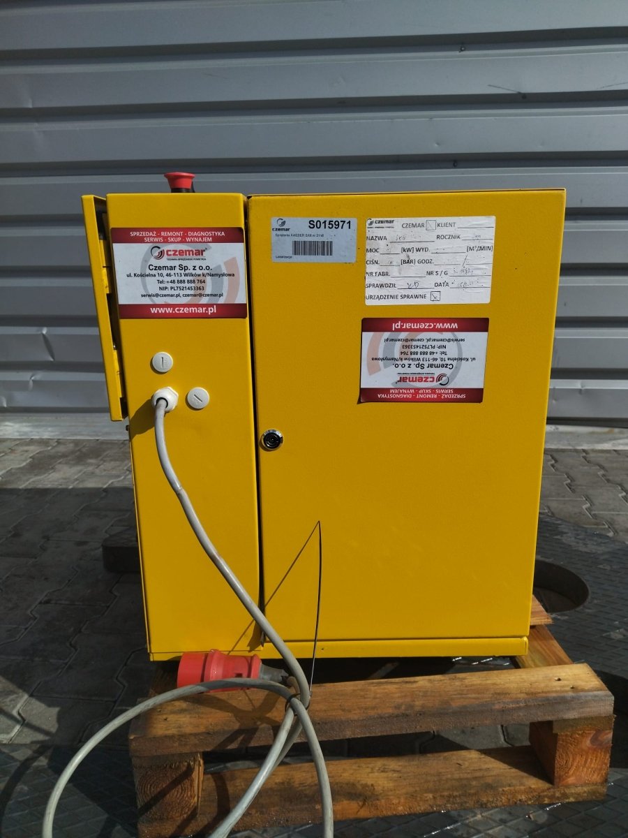 kompresor srubowy kaeser sx6 4kw 0.44m3 min 10bar 400v - Sklep Czemar