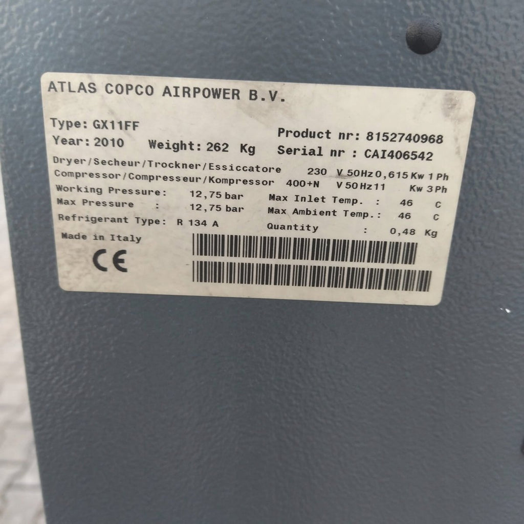 kompresor śrubowy 11 kW z osuszaczem - Sklep Czemar