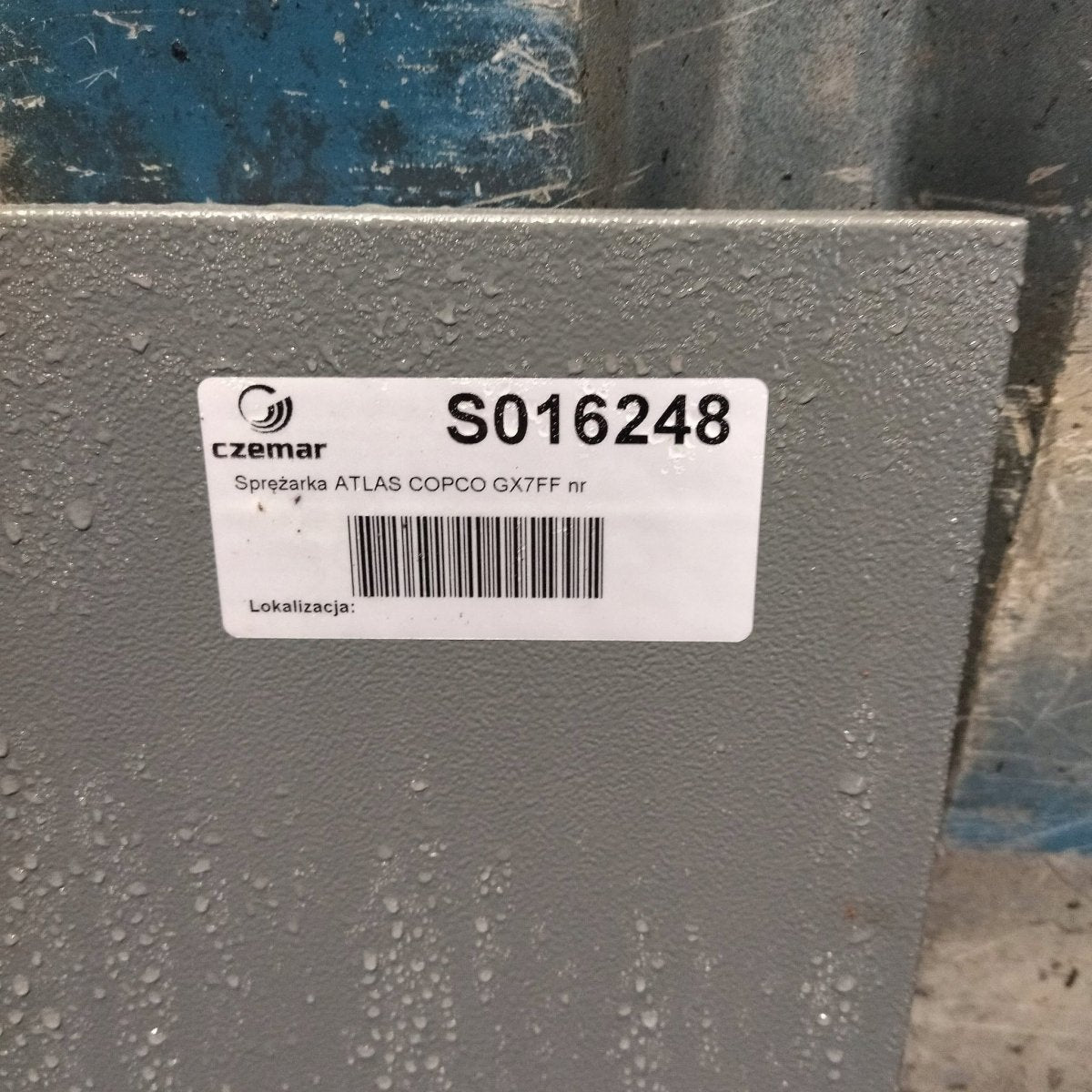 Kompresor Śrubowy z osuszaczem Atlas Copco GX7FF 7.5kW 1m3/min 12.75bar - Sklep Czemar