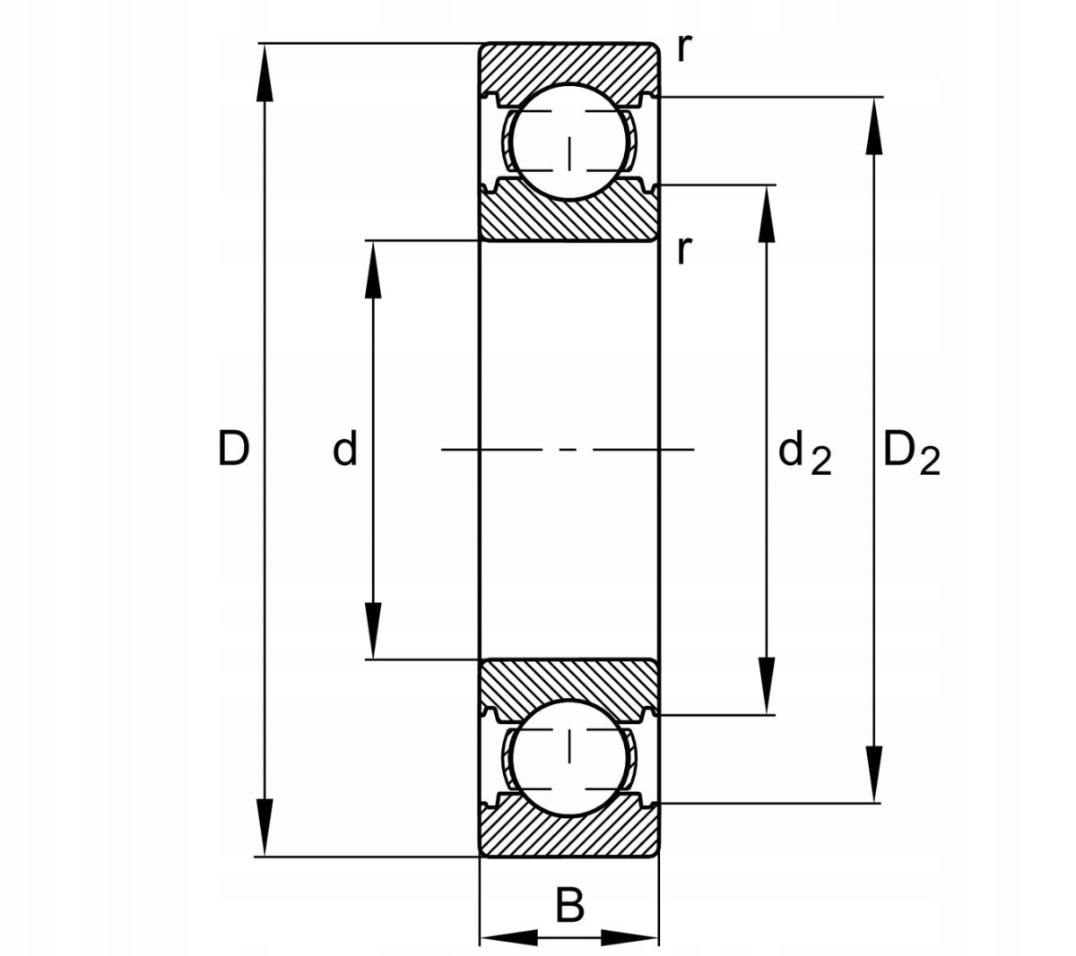 ŁOŻYSKO KULKOWE FAG 85x150x28 mm 6217 - C3 JEDNORZĘDOWE - Sklep Czemar