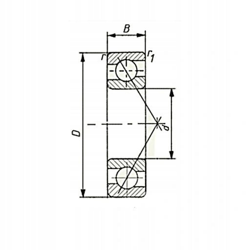 Łożysko kulkowe skośne 7209 BECBP SKF - Sklep Czemar