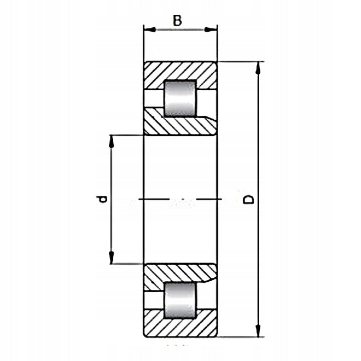 Łożysko walcowe NJ215 - E - XL - TVP2 - C3 FAG - Sklep Czemar