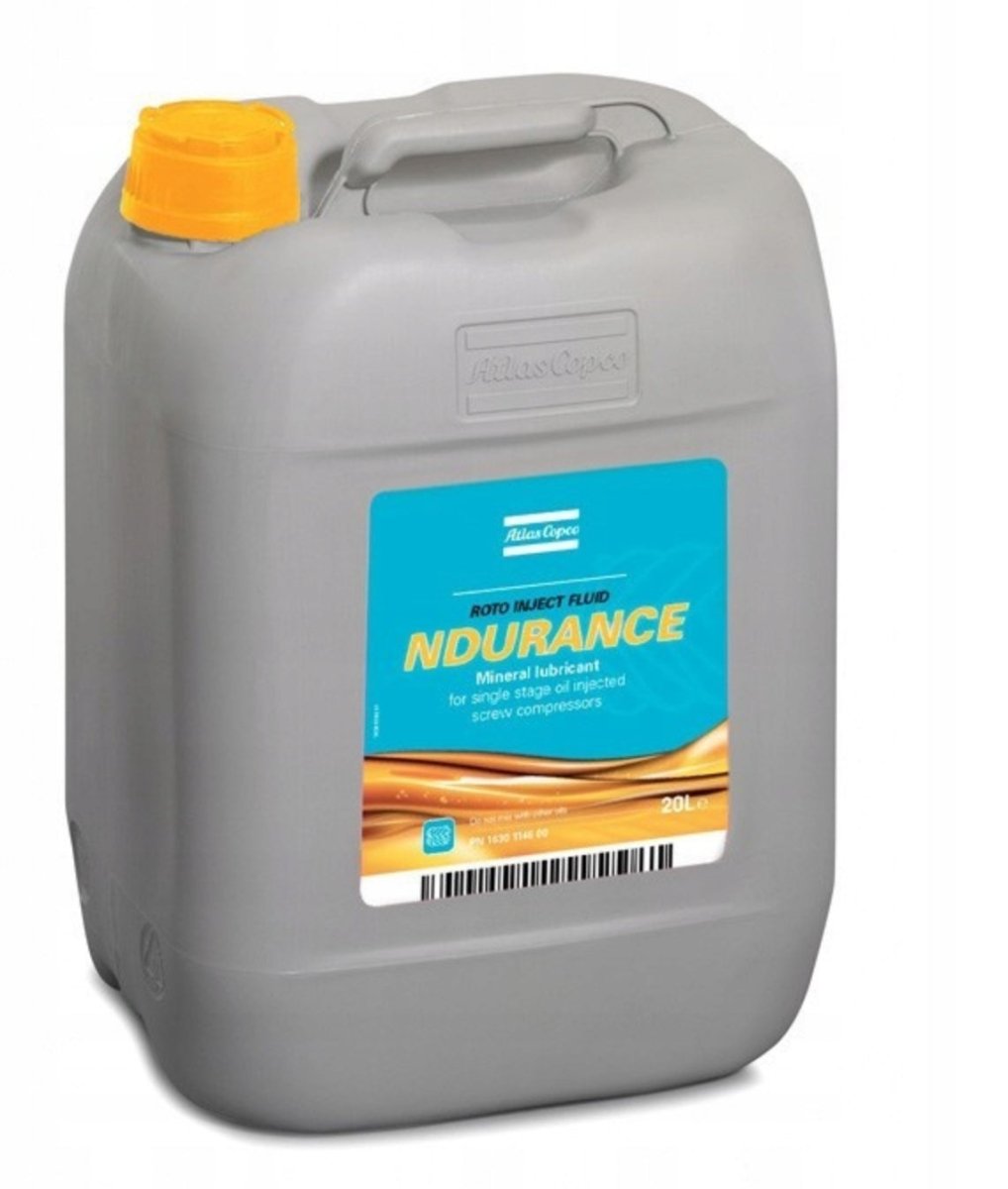 Olej do sprężarek Atlas Copco GA GX Roto Inject Fluid NDURANCE 1630114600 - Sklep Czemar