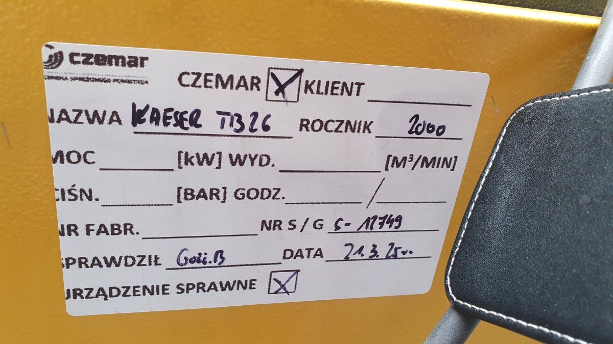 osuszacz ziębniczy Kaeser TB26 2550 l/min 16 bar - Sklep Czemar