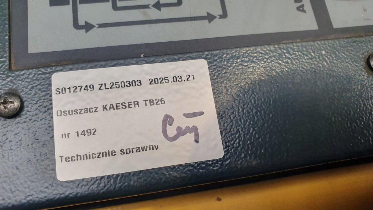 osuszacz ziębniczy Kaeser TB26 2550 l/min 16 bar - Sklep Czemar