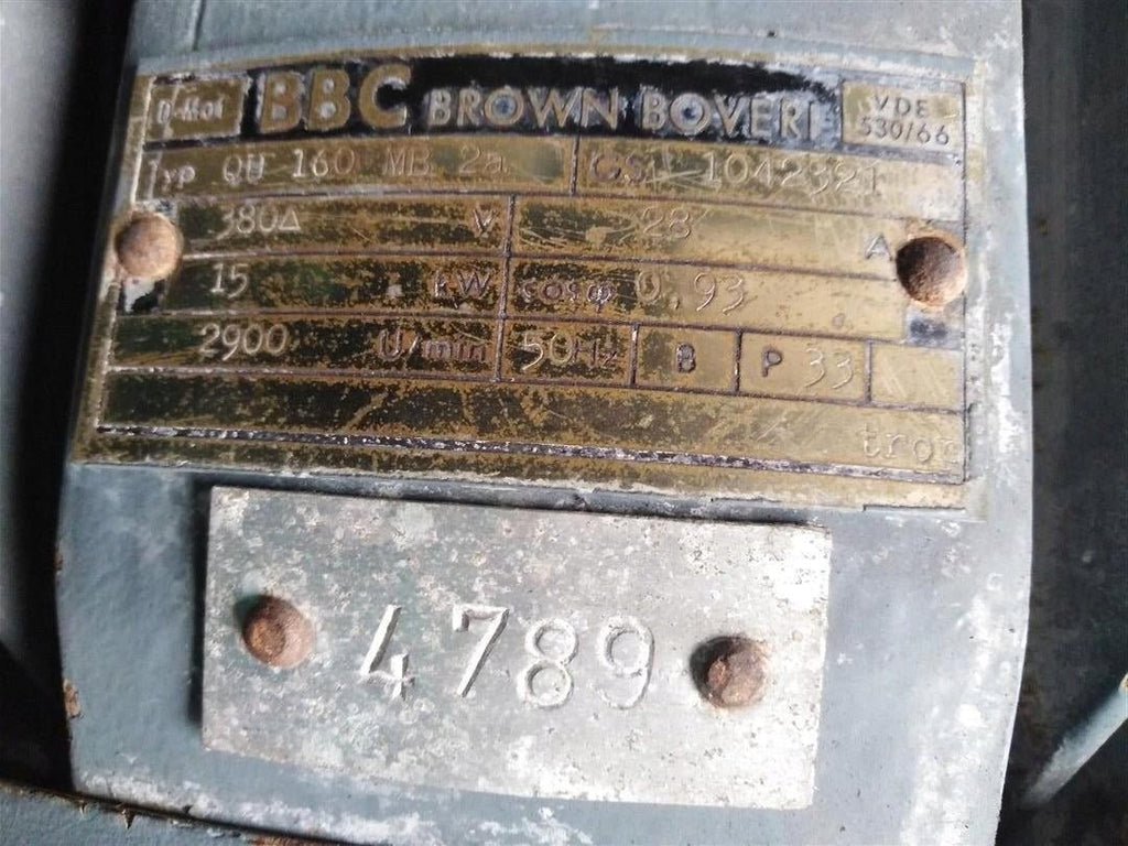 silnik elektryczny 15 kW 380V BBC Brown Bover - Sklep Czemar