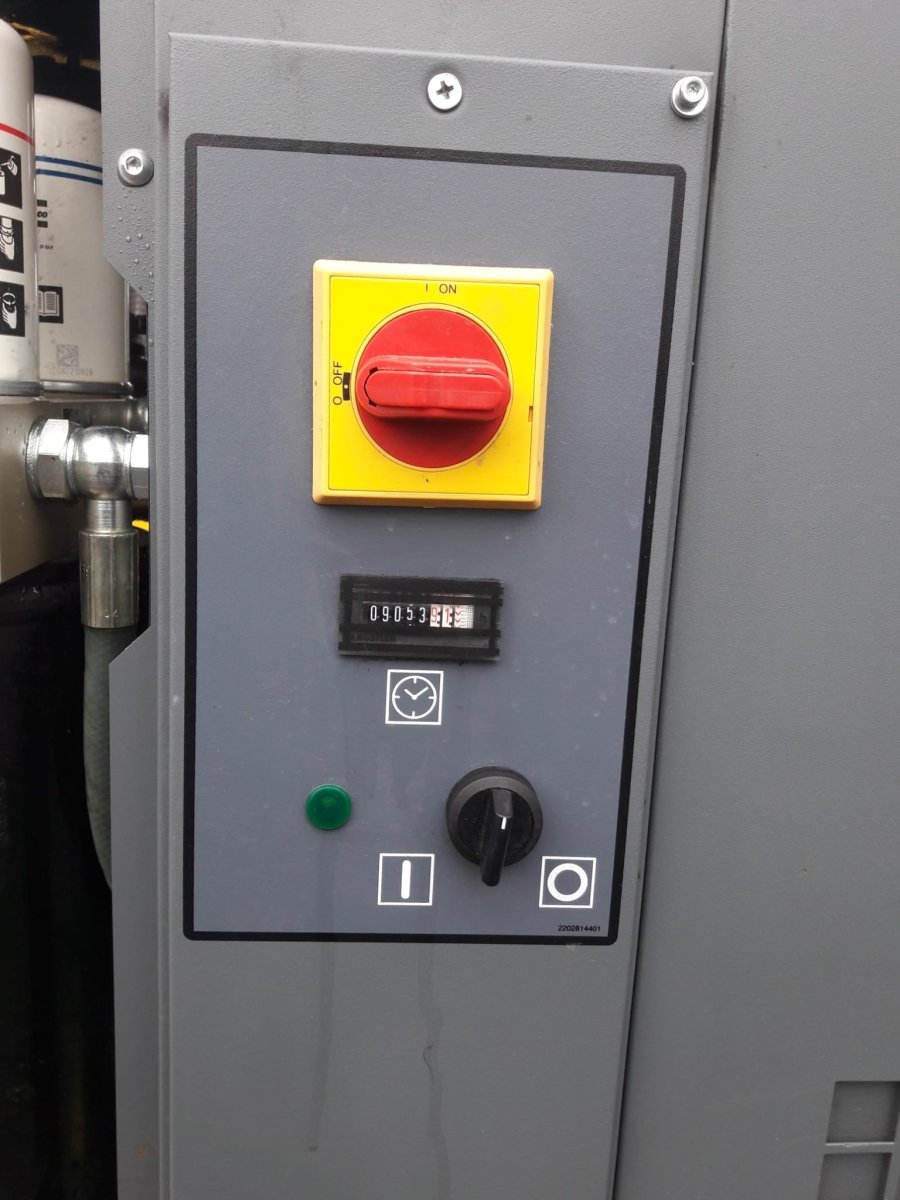 Sprężarka ATLAS COPCO GX5FF 5,5kW 0,6m3/min wbud.osuszacz, zbiornik 200L - Sklep Czemar