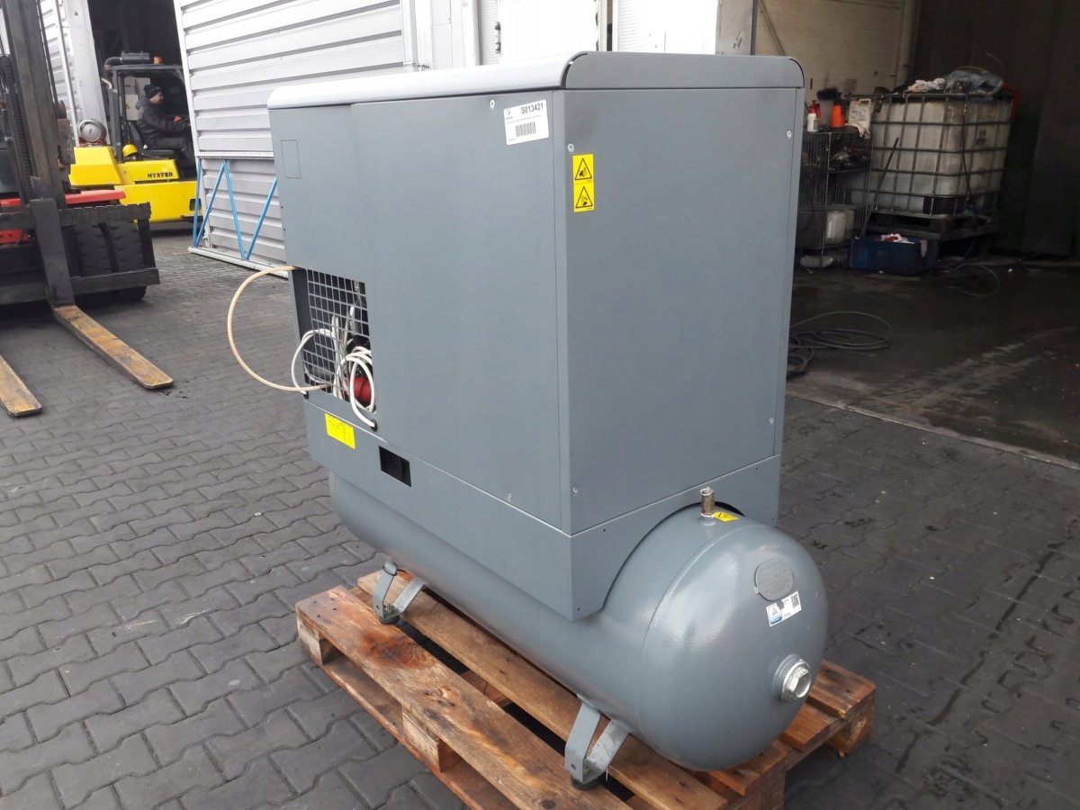 Sprężarka ATLAS COPCO GX5FF 5,5kW 0,6m3/min wbud.osuszacz, zbiornik 200L - Sklep Czemar
