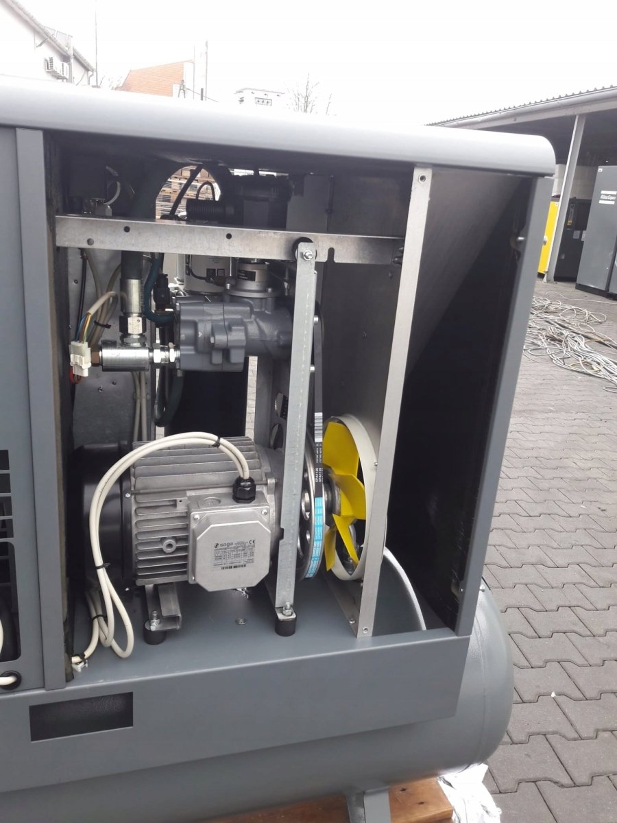 Sprężarka ATLAS COPCO GX5FF 5,5kW 0,6m3/min wbud.osuszacz, zbiornik 200L - Sklep Czemar