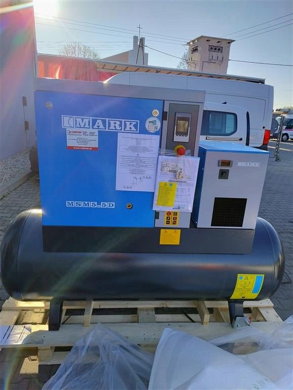 Sprężarka MARK MSM5.5D 5,5kW 0,7m3/min 10 bar wbud.osuszacz, zbiornik 500L - Sklep Czemar