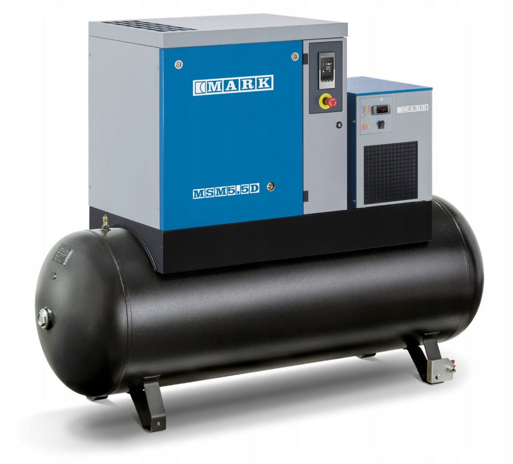 Sprężarka MARK MSM5.5D 5,5kW 0,7m3/min 10 bar wbud.osuszacz, zbiornik 500L - Sklep Czemar