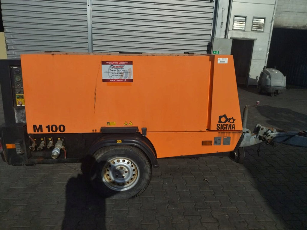kompresor spalinowy kaeser m100 70kw 7bar mobilny - Sklep Czemar