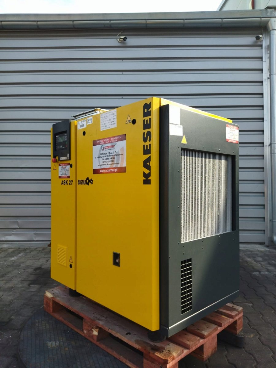 Sprężarka śrubowa KAESER ASK27 15kW 2.86m3/min 8 bar 2008r - Sklep Czemar