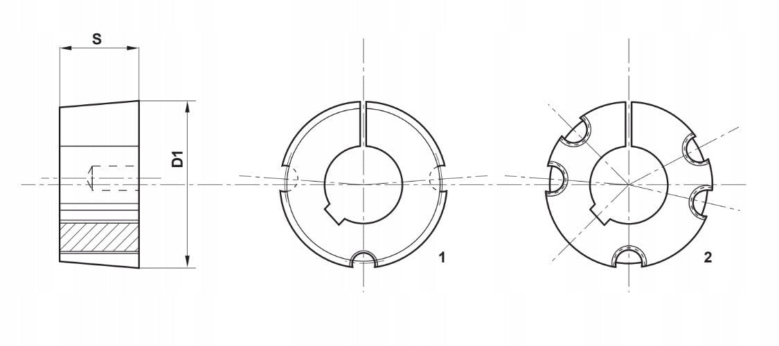tuleja Taper Lock 1610-35 35 mm - Sklep Czemar
