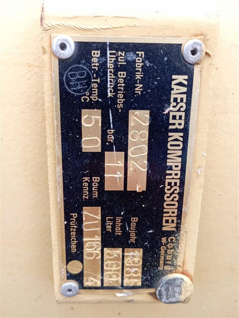 ZBIORNIK CIŚNIENIOWY 500L POWIETRZA KAESER 11bar DO KOMPRESORA - Sklep Czemar